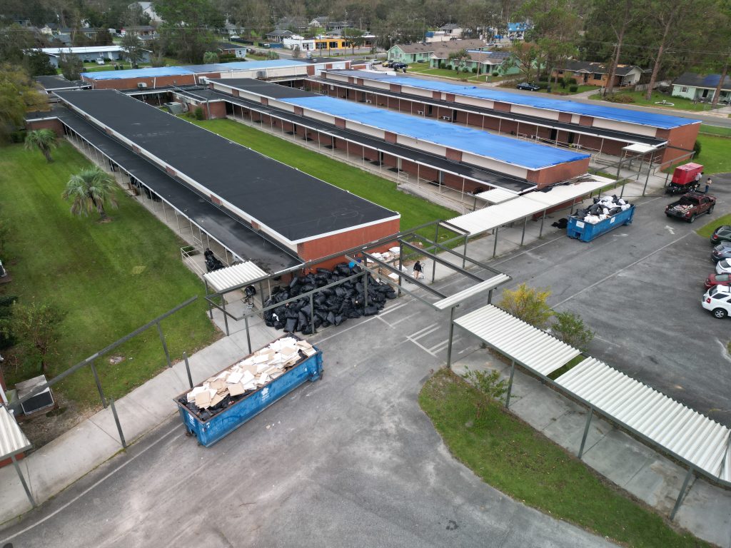 Restoration at a school